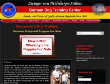 Tablet Screenshot of germandogtrainingcenter.com